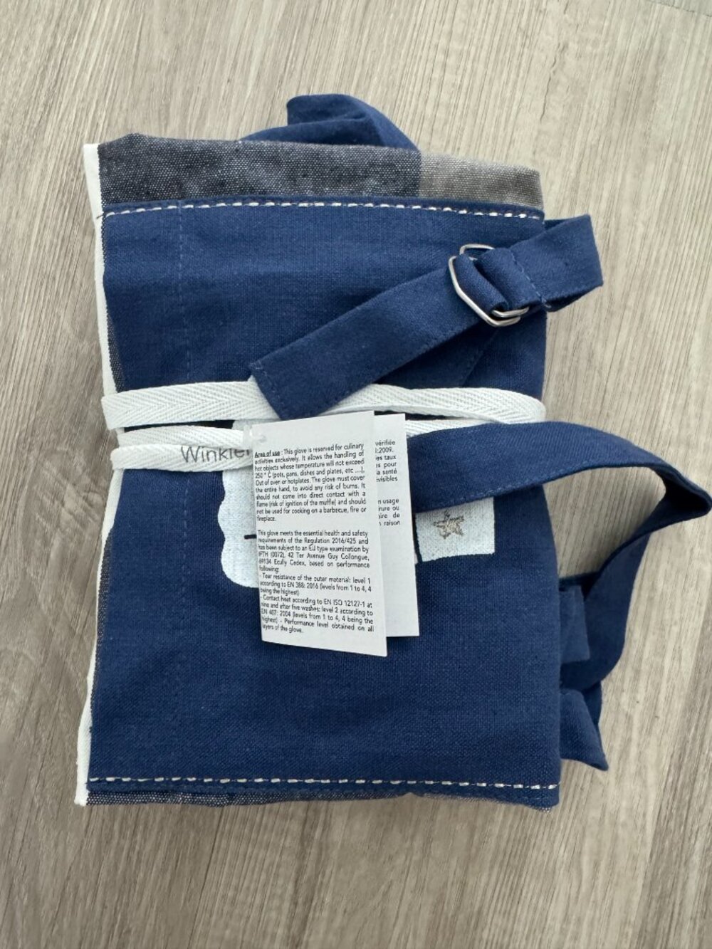 WINKLER Petit Ange Kids Chef Set Apron Hat Glove NWT - Picture 6 of 15